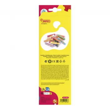 JOVI Plastilina gyurma kevert 15 szín egyenként 15 g