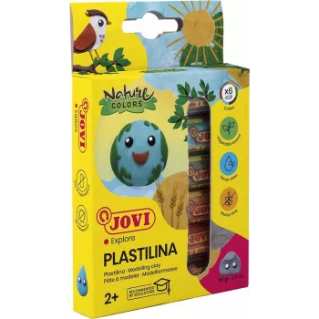 JOVI Plastilina gyurma kevert színek 6 x 15 g