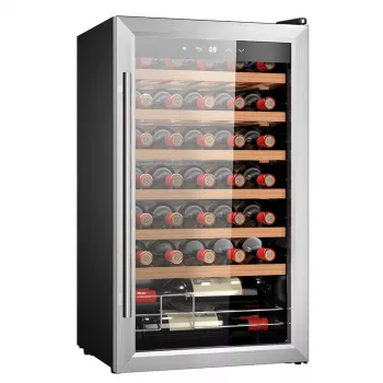 CECOTEC Bolero GrandSommelier 34030 Inox kompresszoros borshűtő 34 palackhoz