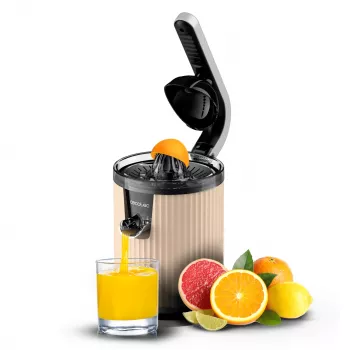 Cecotec Xqueeze RetroJuice 600 lassú gyümölcscentrifuga 600W bézs