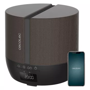 Cecotec Pure Aroma 550 Connected Black Woody ultrahangos párásító és aromadiffúzor