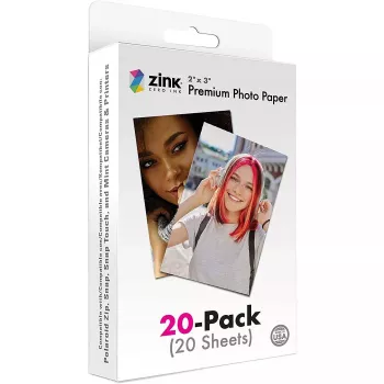 ZINK prémium fotópapír 2x3 20 lap fényes