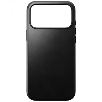 NOMAD Modern bőr tok iPhone 17 Pro Max-hoz – fekete Horween