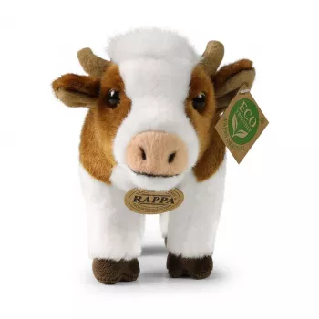 Rappa Realistic Cow plüssjáték 23 cm, környezetbarát