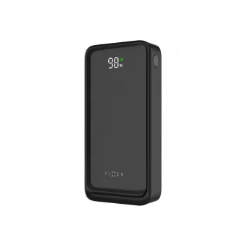 Fixed Zen2 20 powerbank, 20000 mAh, PD 20 W, LCD-kijelző, fekete
