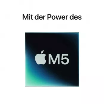 Apple MacBook Pro 14 M5 ezüst, M5 10 magos CPU, 10 magos GPU, 24 GB RAM, 1 TB SSD, német billentyűzetkiosztás, Nano-Texture üveg (Z1KN_5_DE_CTO)