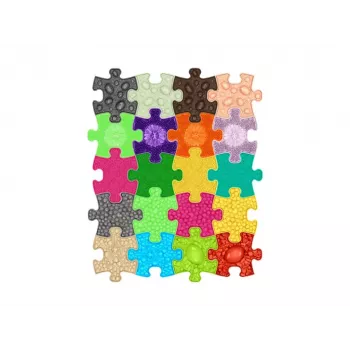 Muffik szenzoros ortopéd szőnyegszett 20-in-1 Mini puzzle 20x szenzoros szőnyeg MFK-051