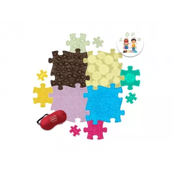 Muffik ortopéd szenzoros matrac készlet 13-in-1 taktikai játék puzzle MFK-070