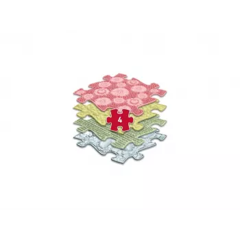 Muffik ortopéd szenzoros szőnyeg készlet 4-in-1 közepes 4 puzzle szenzoros szőnyeg MFK-094