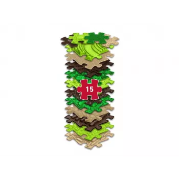 Muffik MFK-097 Nature 15 részes ortopéd szenzoros szőnyegkészlet