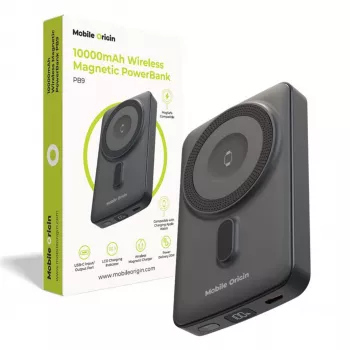 Mobile Origin mágneses powerbank 10000mAh PB9 fekete