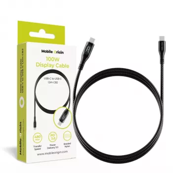Mobile Origin 100W Display Cab USB-C - USB-C CB2 1,5m