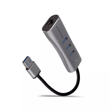 AXAGON HMA-GL3AP többportos hub USB 3.0 Type-A Gbit LAN 3x USB-A