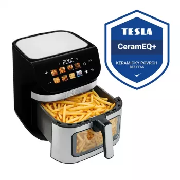 TESLA AirCook DualHeat QD73 XXL forrólevegős fritőz 9 L