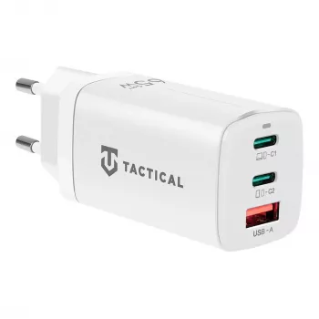 Tactical Adapter FlashBang GaN fehér 65W USB-C töltő