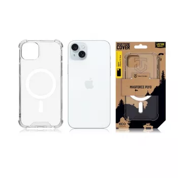 Tactical MagForce Plyo hátlap iPhone 15 Plus készülékhez, átlátszó
