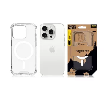 Tactical MagForce Plyo hátlap iPhone 15 Pro készülékhez, átlátszó