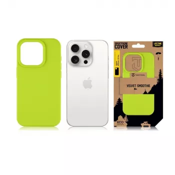 Tactical Velvet Smoothie hátlap iPhone 15 Pro készülékhez – Avocado Green