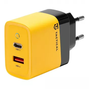 Tactical Microgrid GaN 45W sárga fali töltő USB-C-vel