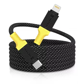 Tactical MagRope USB-C/Lightning kábel, fekete/sárga – digitális/adat