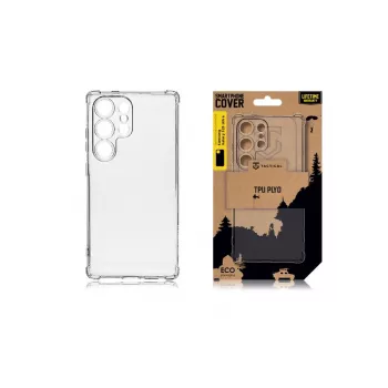 Tactical TPU Plyo hátlap Samsung Galaxy S25 Ultra-hoz, átlátszó