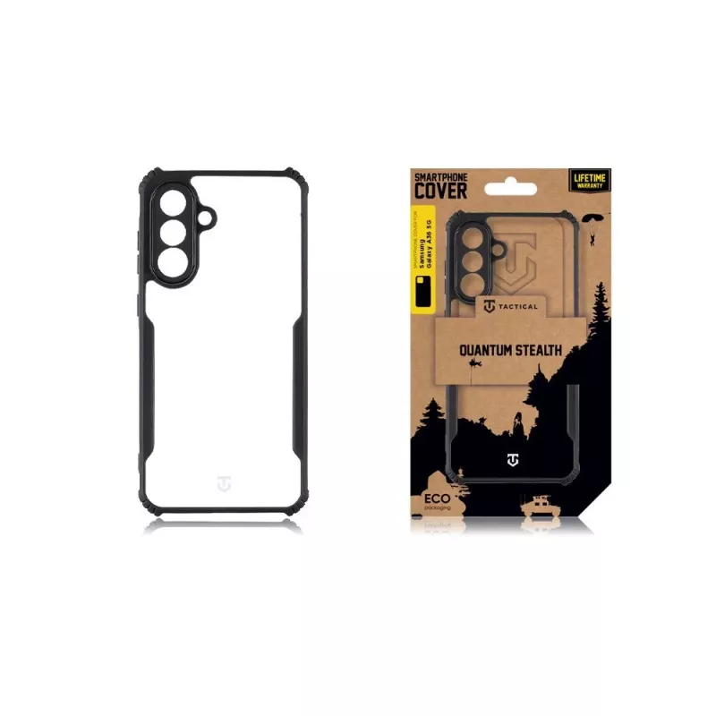 Tactical hátlap Quantum Stealth Galaxy A36 5G Clear/Black