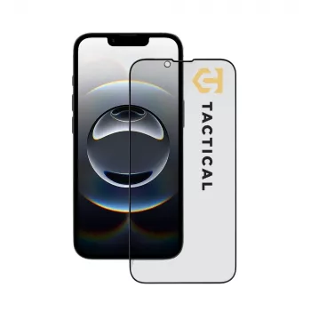 Tactical Glass Shield Privacy Stealth 5D iPhone 13/13 Pro/14/16e/17e fekete