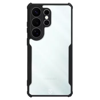 Tactical hátlap Quantum Stealth Galaxy S26 Ultra átlátszó/fekete
