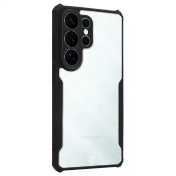 Tactical hátlap Quantum Stealth Galaxy S26 Ultra átlátszó/fekete