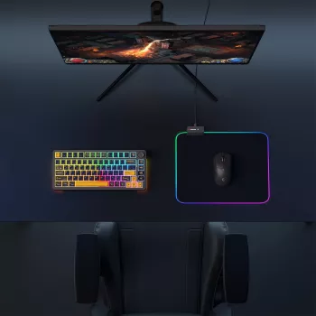 Rampage MP-23 RGB gamer egérpad
