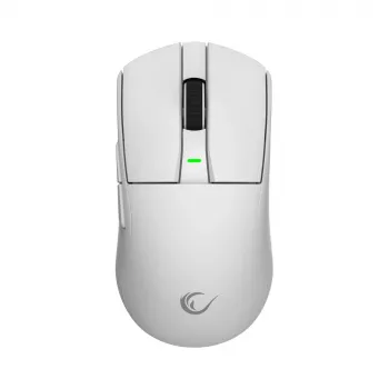 Rampage Zenith Pro vezeték nélküli gamer egér 26000 DPI fehér + 4KHz vevő PAW3395 BT 5.2