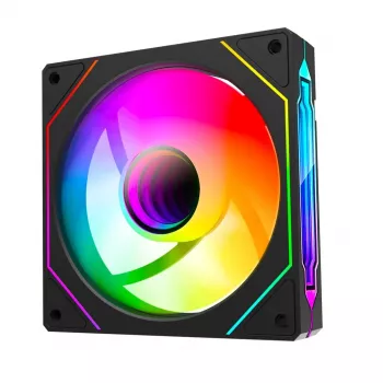 Rampage 120 mm 1800RPM Infinite Loop ARGB PWM fekete házventilátor