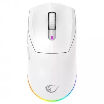 Rampage Prote M5 Pro 26000 DPI RGB LED 1kHz fehér gamer egér