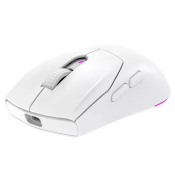 Rampage Prote M5 Pro 26000 DPI RGB LED 1kHz fehér gamer egér