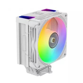 Rampage Octagon C70 CPU-hűtő LCD-vel, 120 mm ARGB ventilátor, AM5/LGA1700, fehér