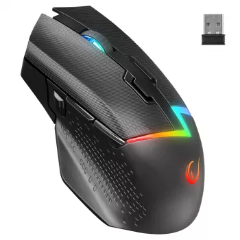 Rampage Drop M3 V2 vezeték nélküli gamer egér 24000 DPI 1000 Hz fekete