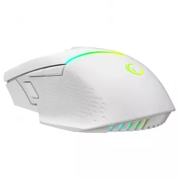 Rampage Drop M3 V2 vezeték nélküli gamer egér 24000 DPI 1000 Hz fehér