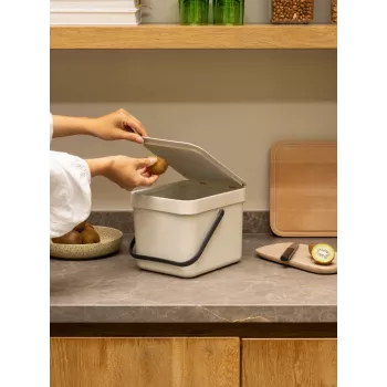 Brabantia Sort & Go szemetes Soft Beige 6 L