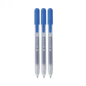 Sakura Gelly Roll Retractable Classic gél toll, átlátszó, 0,4 mm, kék tinta