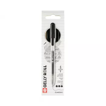 Sakura Gelly Roll Retractable Classic gél toll, átlátszó, 0,4 mm, finom hegy