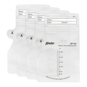 Alecto anyatej-tároló tasak 220 ml, 100 darab (BF-100)