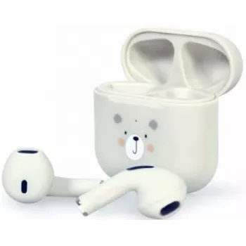 Gembird Teddy White fejhallgató mikrofonnal