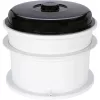 WECK Juicer Kombi-Set elektromos befőzőautomata gőzkivonóval, 29L, 1800W, rozsdamentes acél