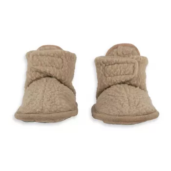 Lodger Teddy Fleece bézs bébi cipőcske 3-6 hónap