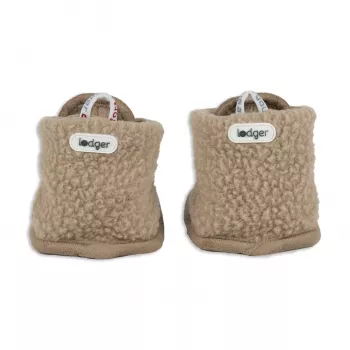 Lodger Teddy Fleece bézs bébi cipőcske 3-6 hónap