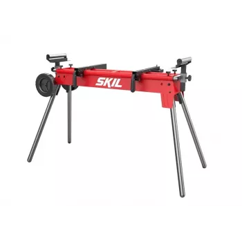 SKIL Work Table Stand 1300AA - masszív fa munkapad 2 fiókkal és lyukasztott fallal, 200 kg teherbírás
