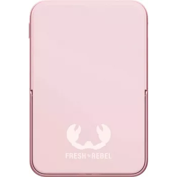 FRESH'N'REBEL vezeték nélküli indukciós töltő 5000 mAh pasztell rózsaszín