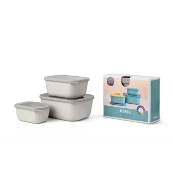 Mepal Cirqula Multi Bowl készlet 3 részes, Nordic White