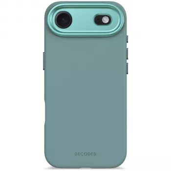 Decoded AntiMicrobial Silicone Backcover for iPhone 17 Air, Retro Blue