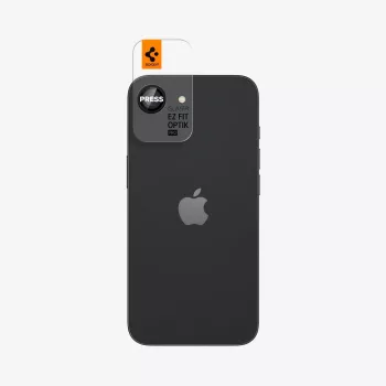 Spigen Optik Pro Glas.tR EZ Fit kameravédő 2-Pack iPhone 16E/17E-hez fekete